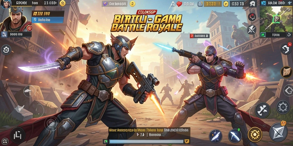 Tampilan seru gameplay COLOKSGP dalam aksi Battle Royale.