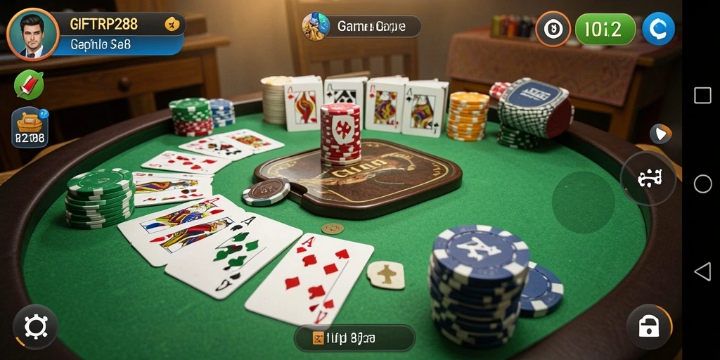 Tampilan gameplay Gaple yang menyenangkan dan interaktif di GIFTRP288.