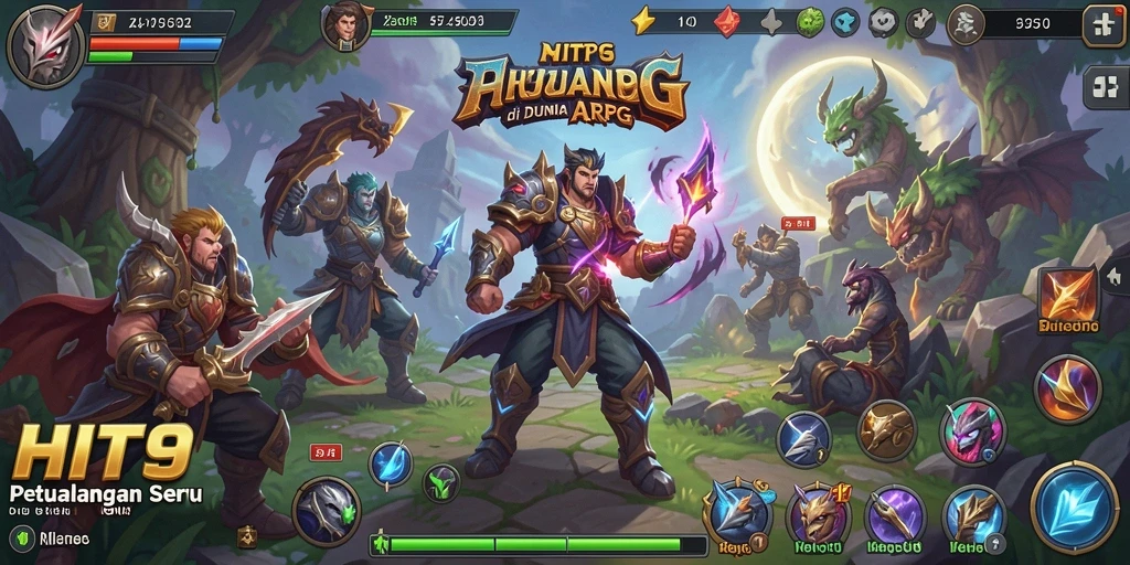 Menampilkan gameplay seru dan pertarungan epik di dunia HIT9.