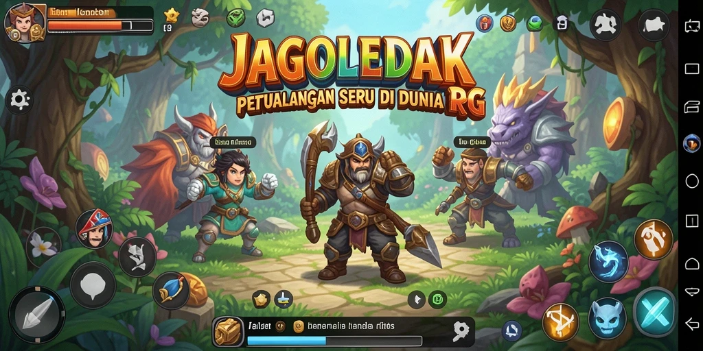 Gameplay seru dan mendebarkan dalam JAGOLEDAK.