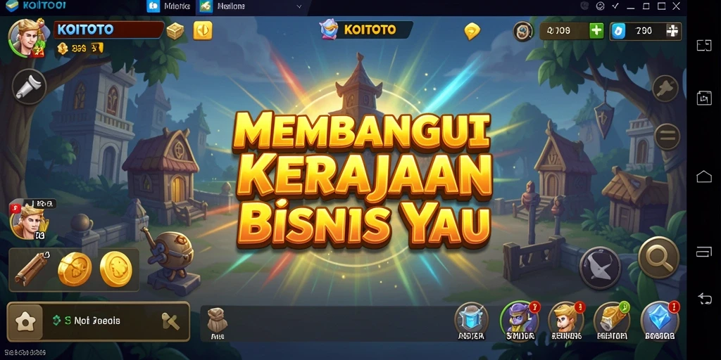 Tampilan gameplay KOITOTO yang menarik dan interaktif.