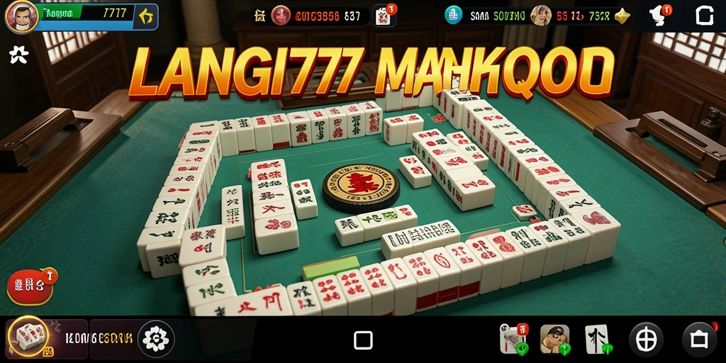 Tampilan screenshot LANGIT777 yang menampilkan keseruan bermain Mahjong.