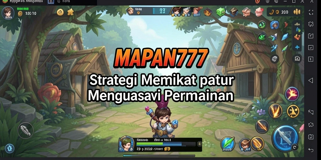 Tangkapan layar utama MAPAN777 menampilkan pertempuran strategis yang intens.