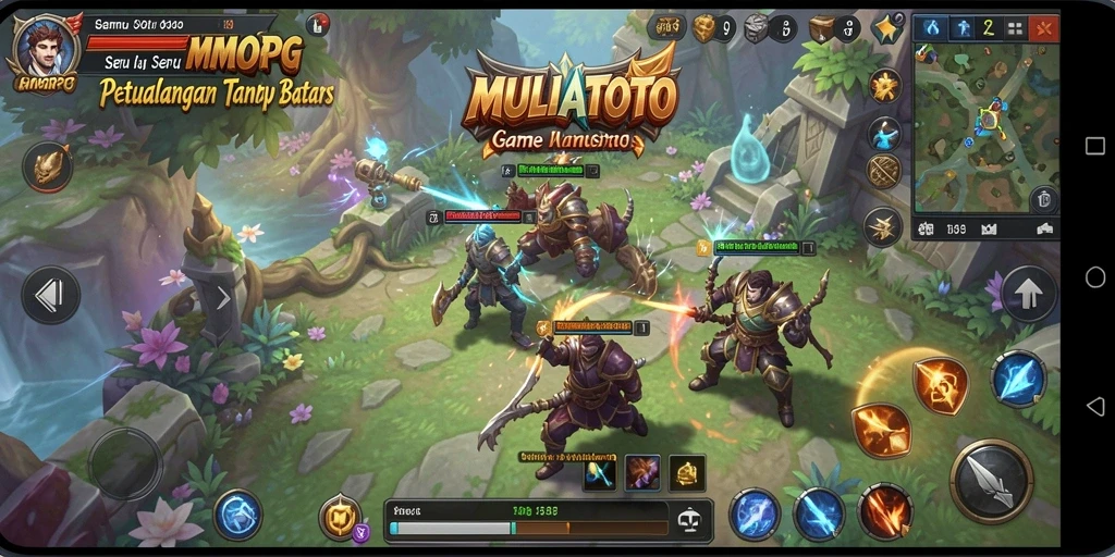 Tampilan gameplay seru dari MULIATOTO yang mendebarkan.