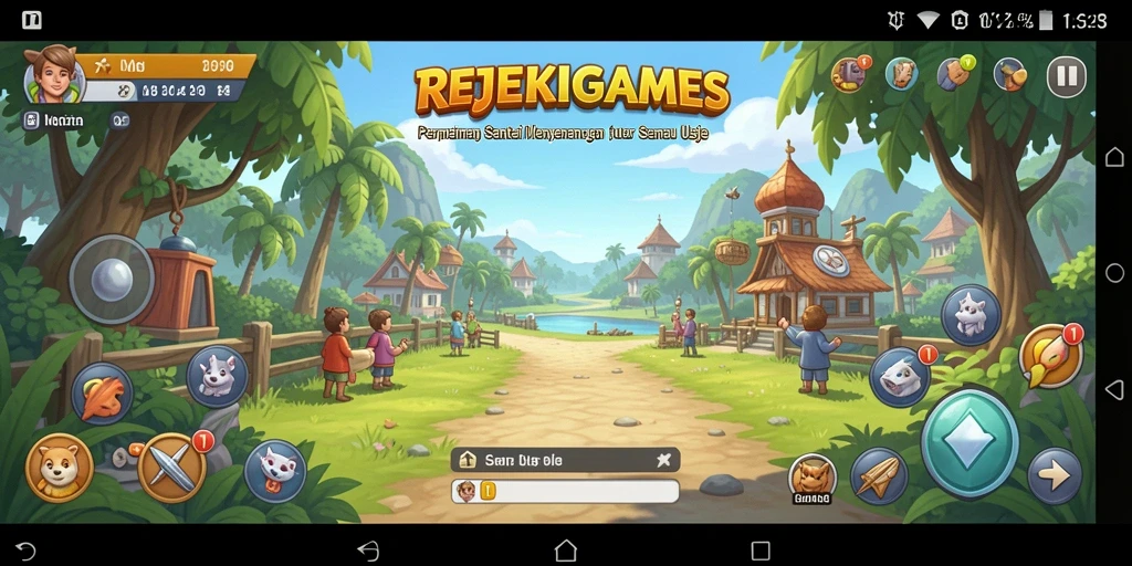 Tampilkan gameplay seru dan menantang dari REJEKIGAMES.