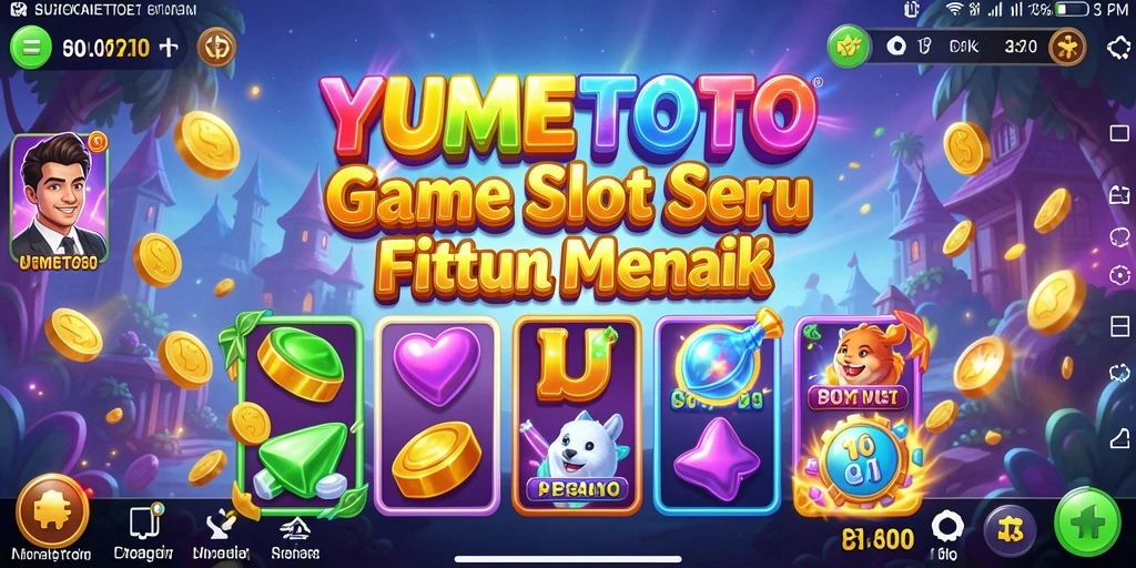 Gameplay YUMETOTO yang dinamis dan penuh warna.